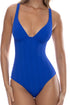 Luli Fama Wavy Baby Underwire Plunge One Piece